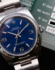 Sold Rolex Oyster Perpetual 36 116000 blue