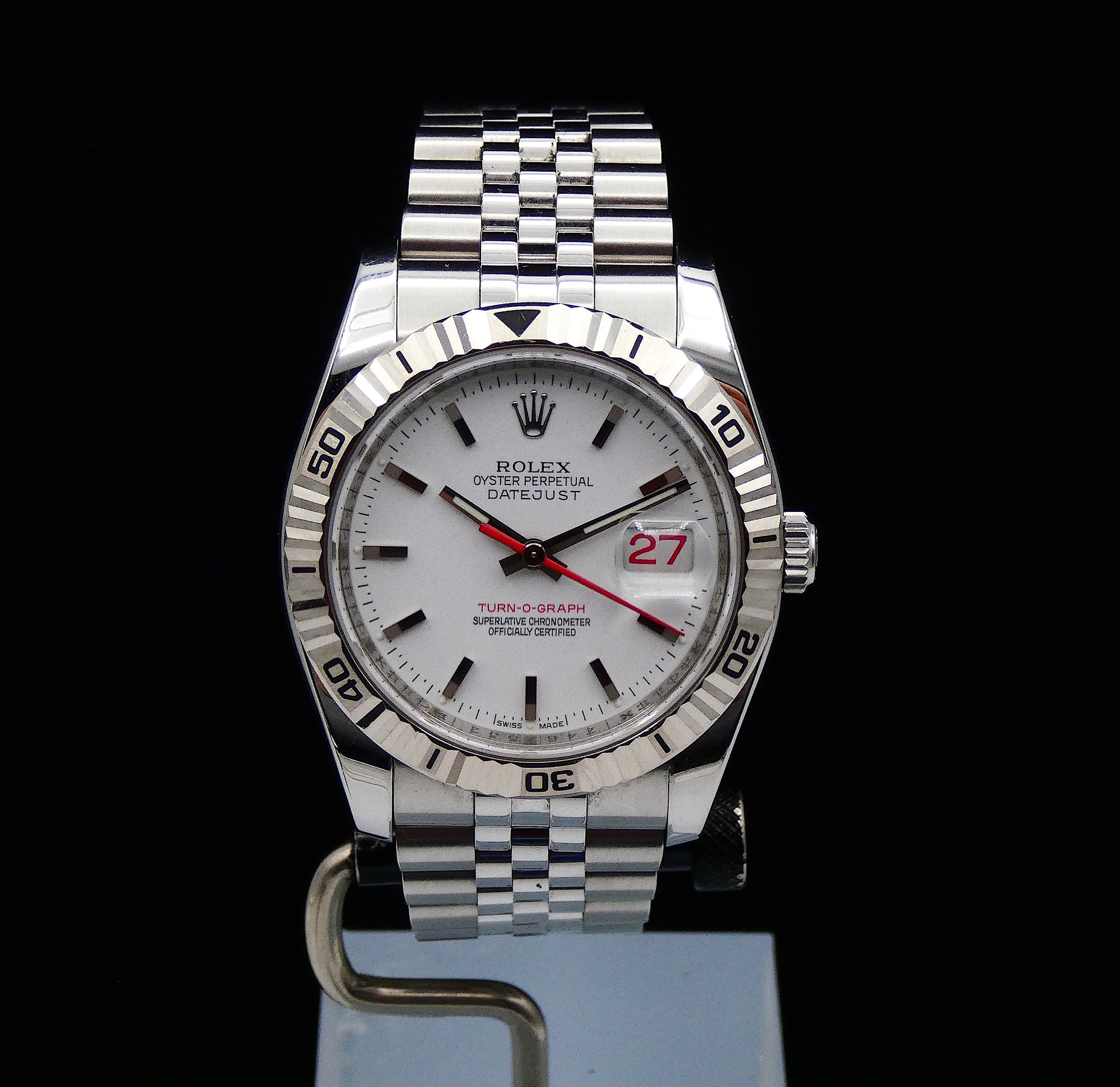 sold Rolex Datejust Turn-O-Graph 116264