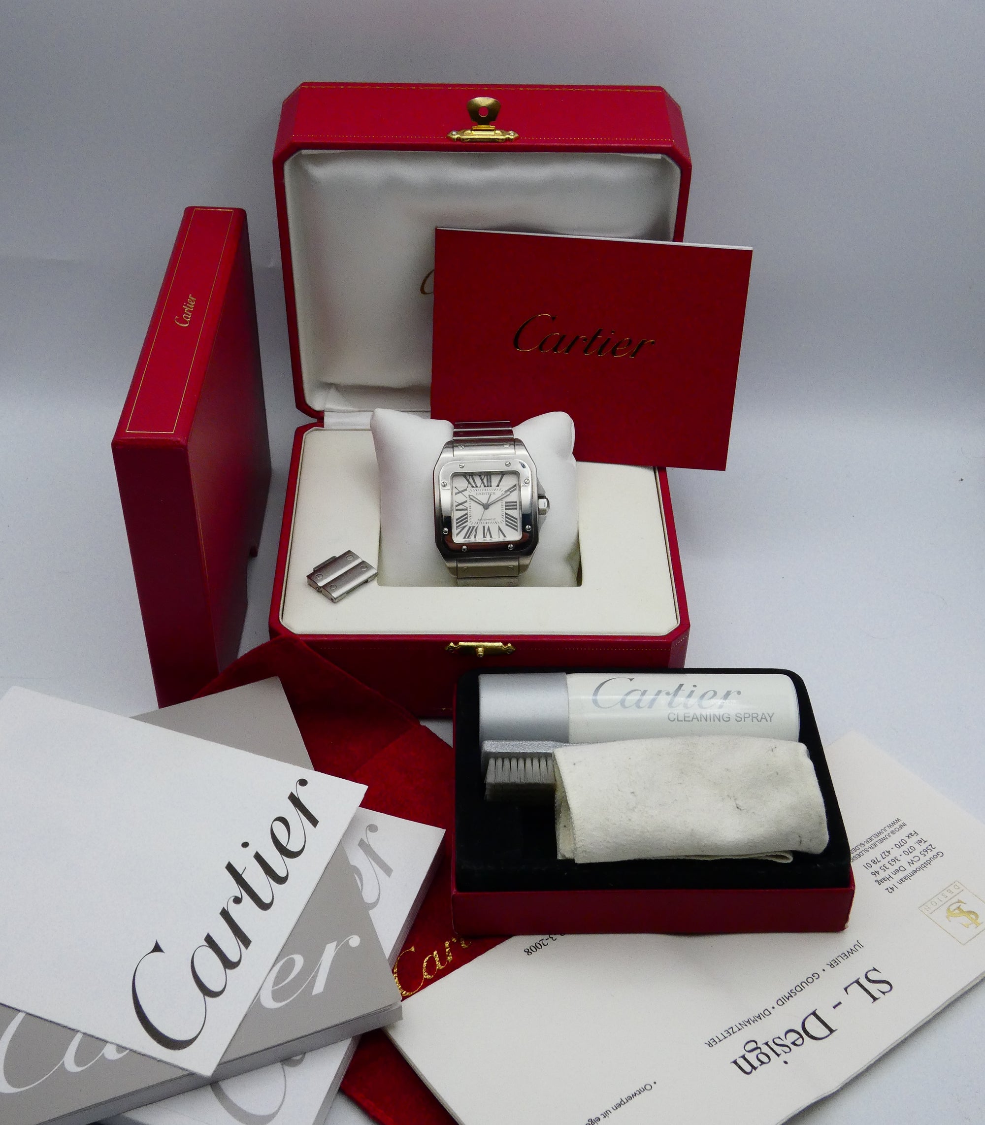 Cartier Santos 100 Xl / ultra full set 2656