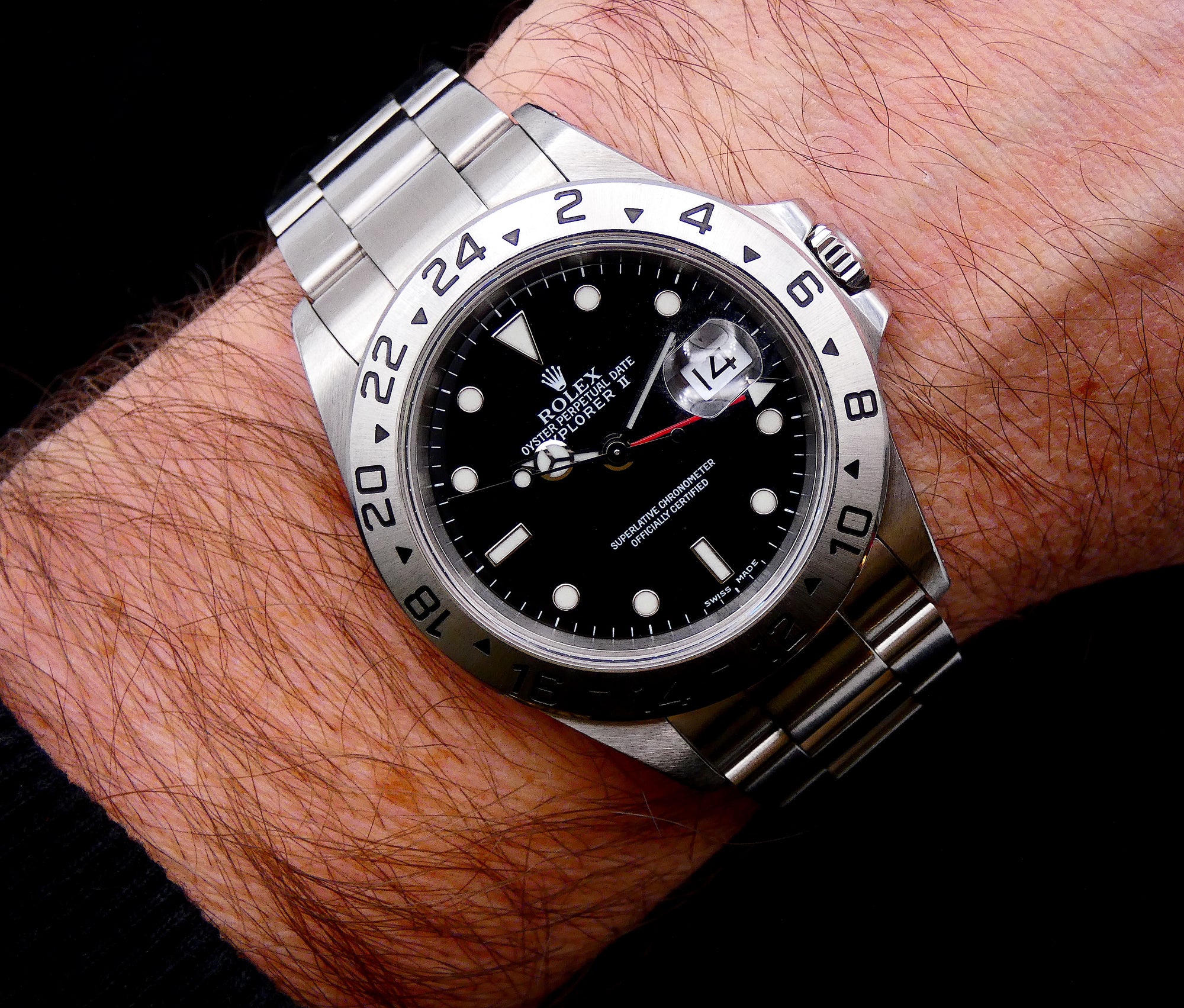 Sold Rolex Explorer II 16570 P serial / SEL