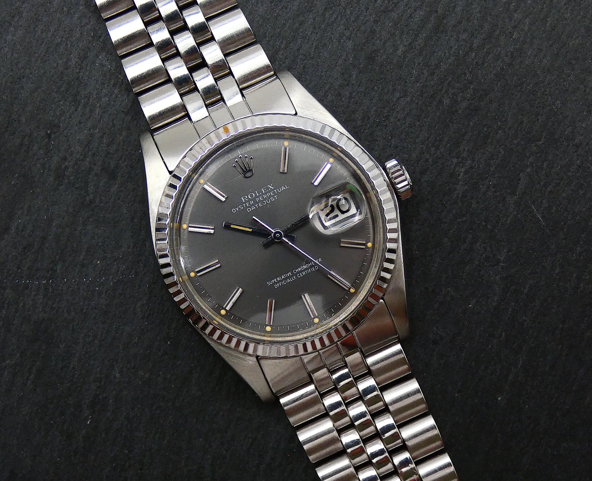 SODL Rolex Datejust 36 Ghost / stunning patina 1601