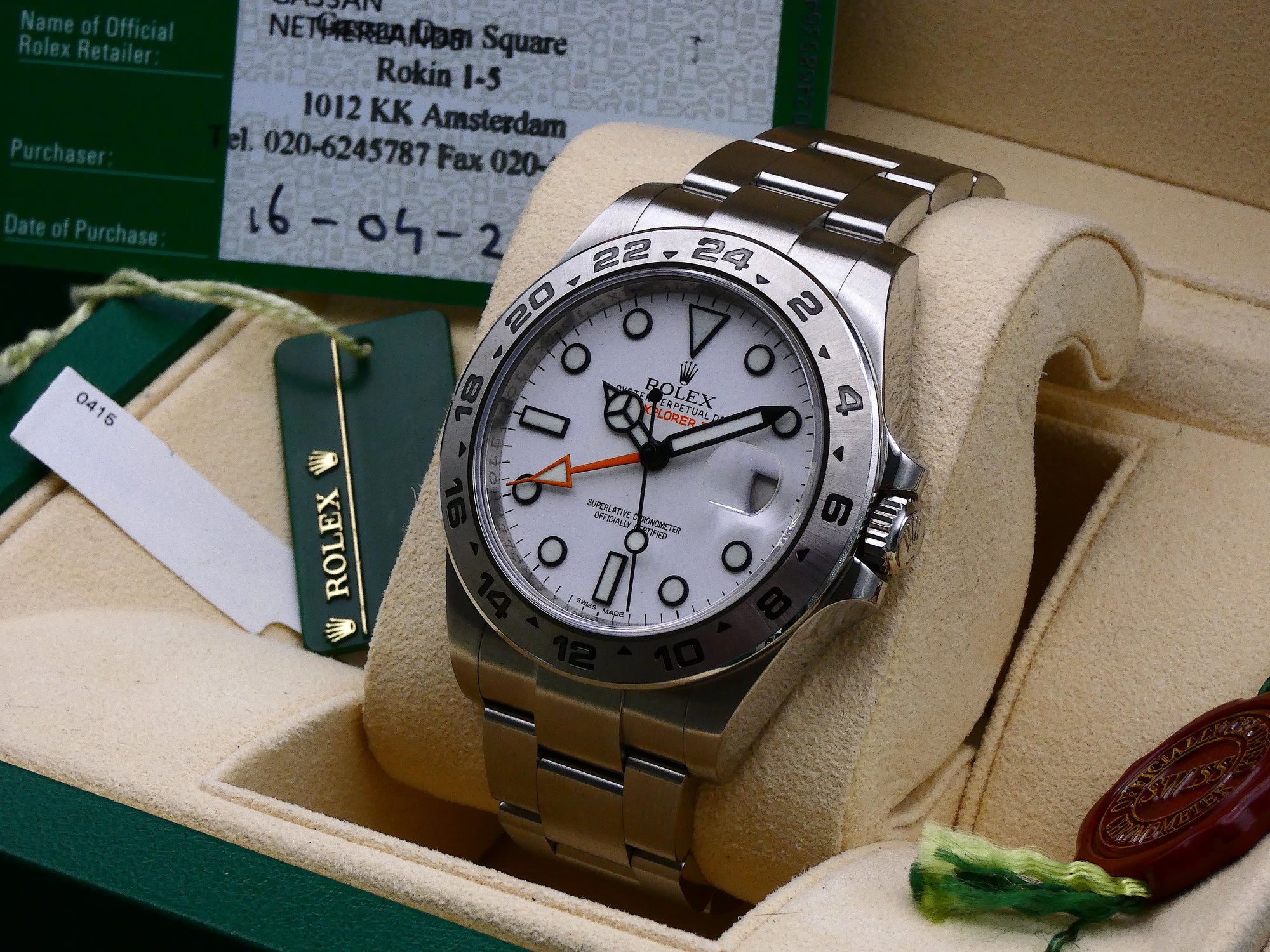 Sold Rolex Explorer II 216570