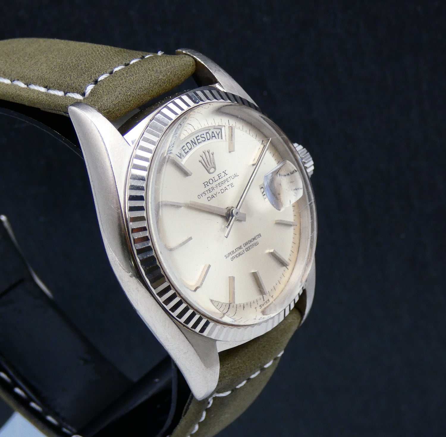 Rolex Day Date 36 White gold 1967 1803 Great condition EON