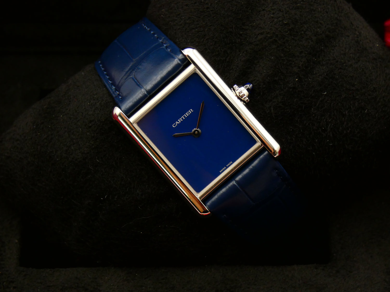 Cartier Tank Must De Cartier Blue 2021 WSTA0055 EON Watches