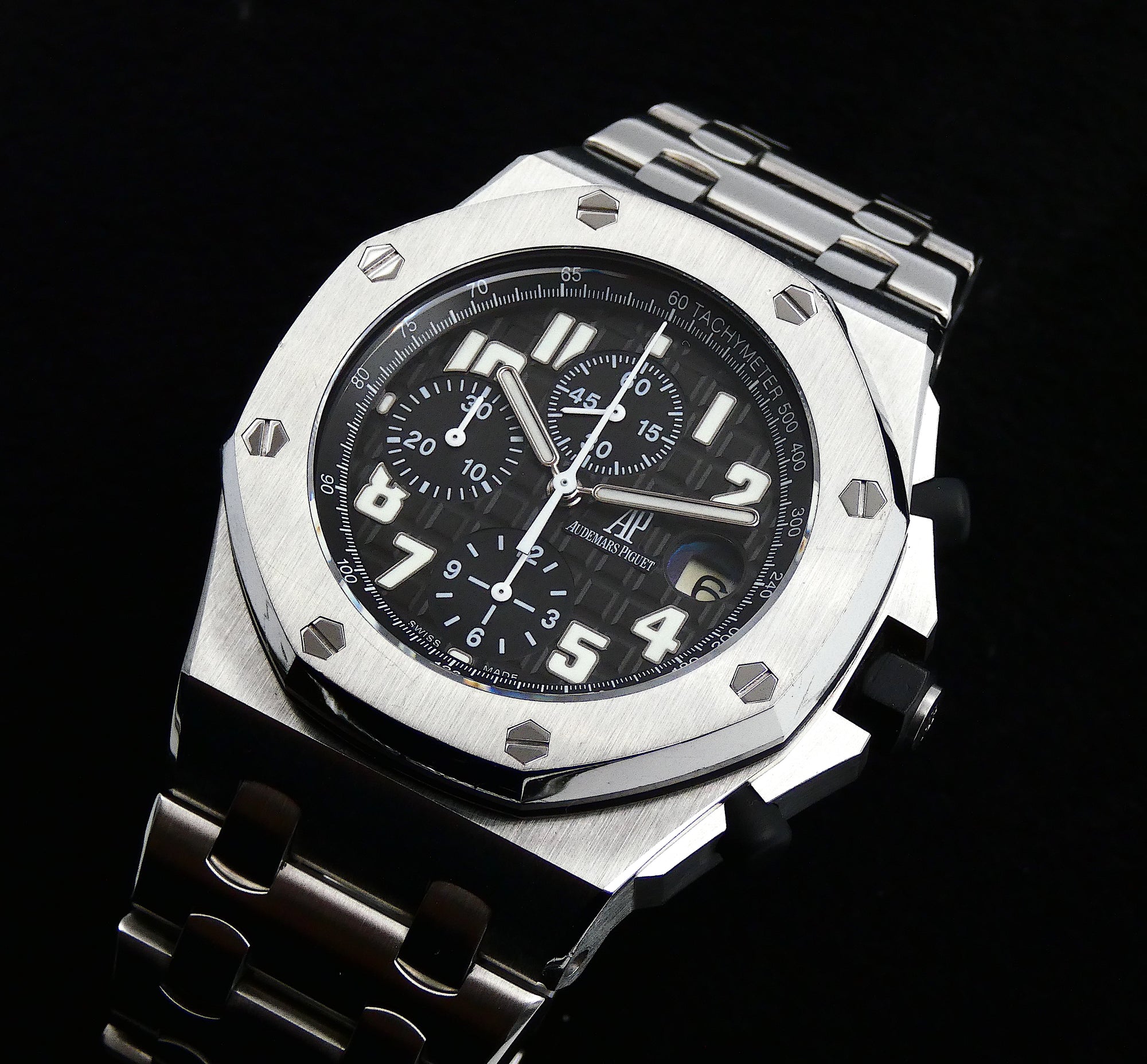 SOLD Audemars Piguet Royal Oak Offshore Chronograph NL set / steel bracelet / 26020ST