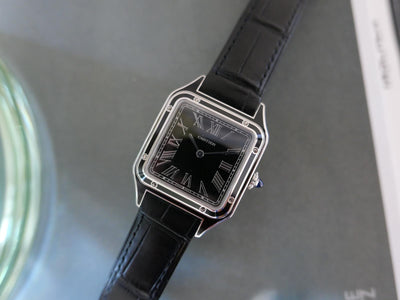 Cartier Santos Dumont Black Lacquer WSSA0046