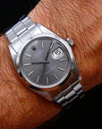 SOLD Rolex Oyster Perpetual Date Ghost rivet Rare grey dial / 1970