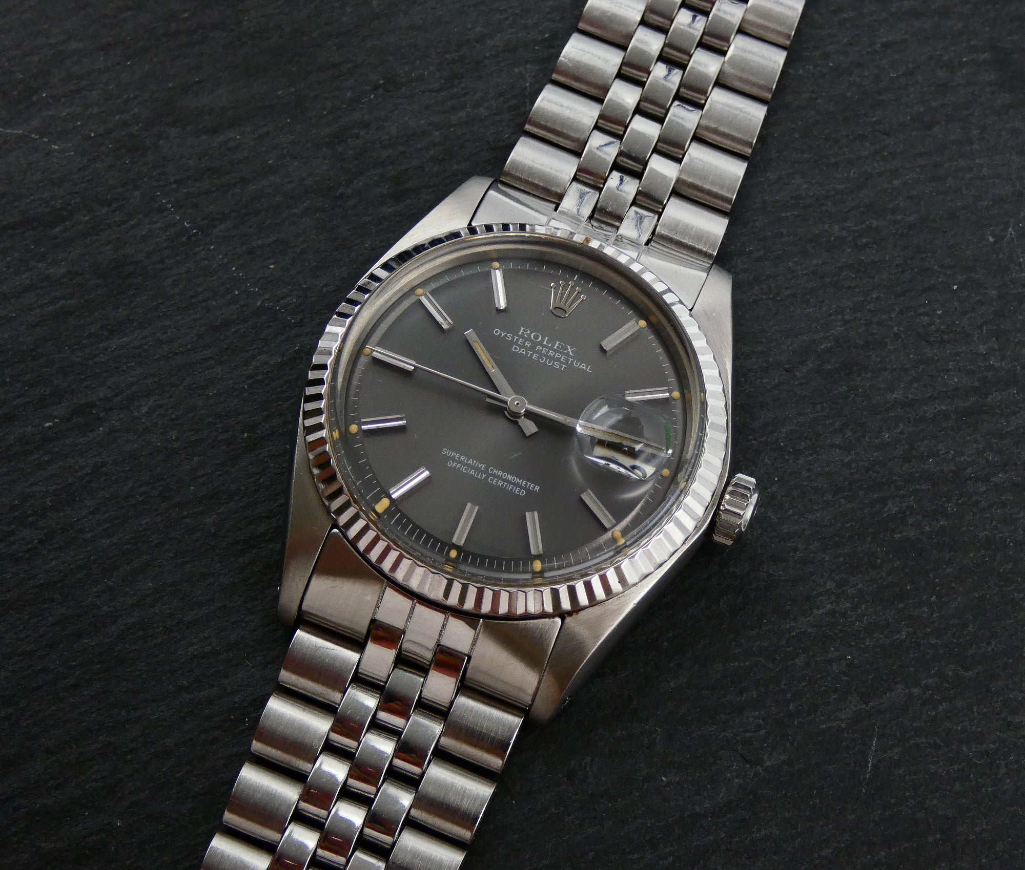 SODL Rolex Datejust 36 Ghost / stunning patina 1601