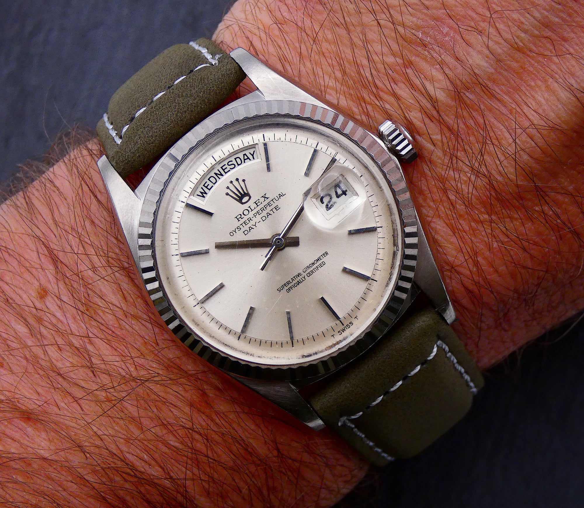 SOLD Rolex Day-Date 36 White gold / 1967 / 1803 Great condition