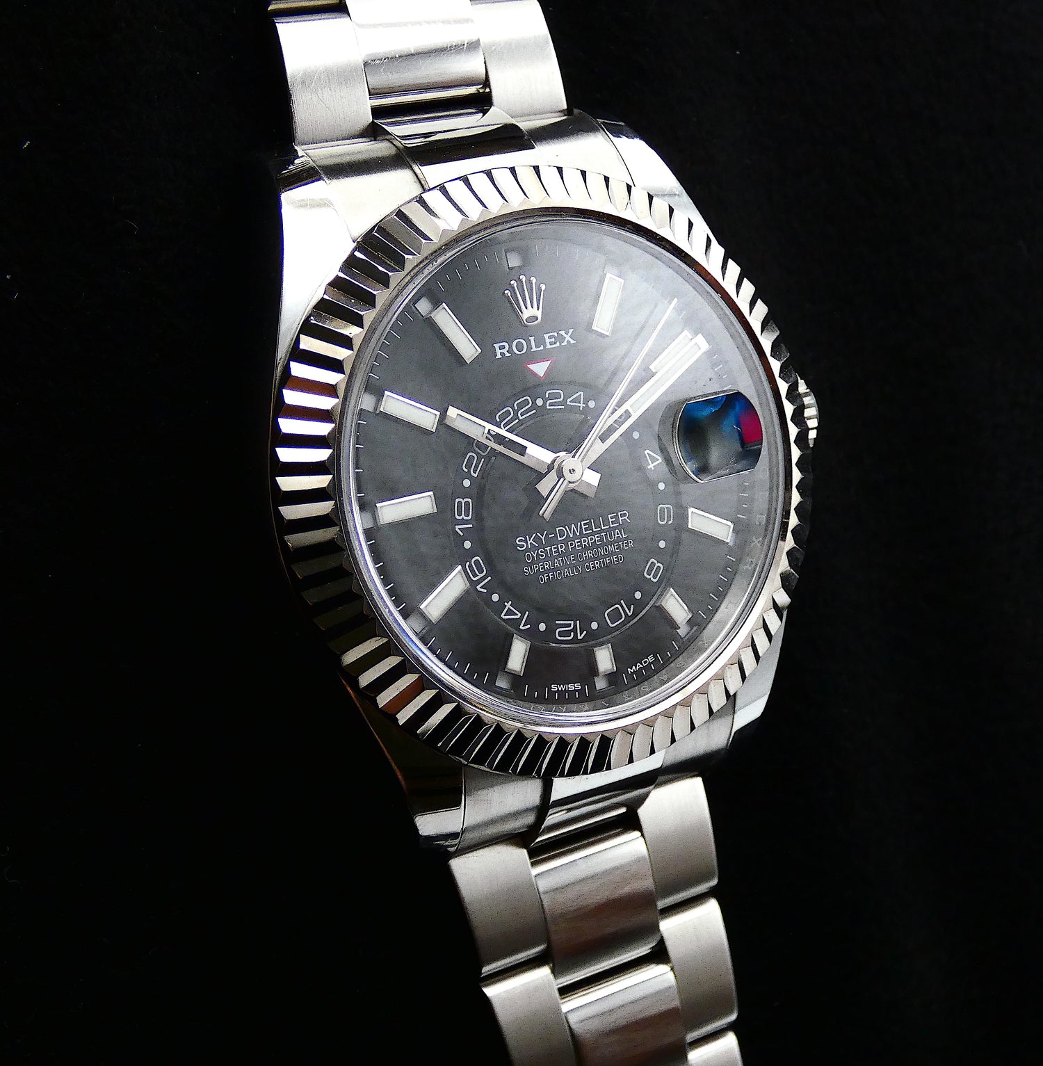 SOLD Rolex 326934 black dial minty