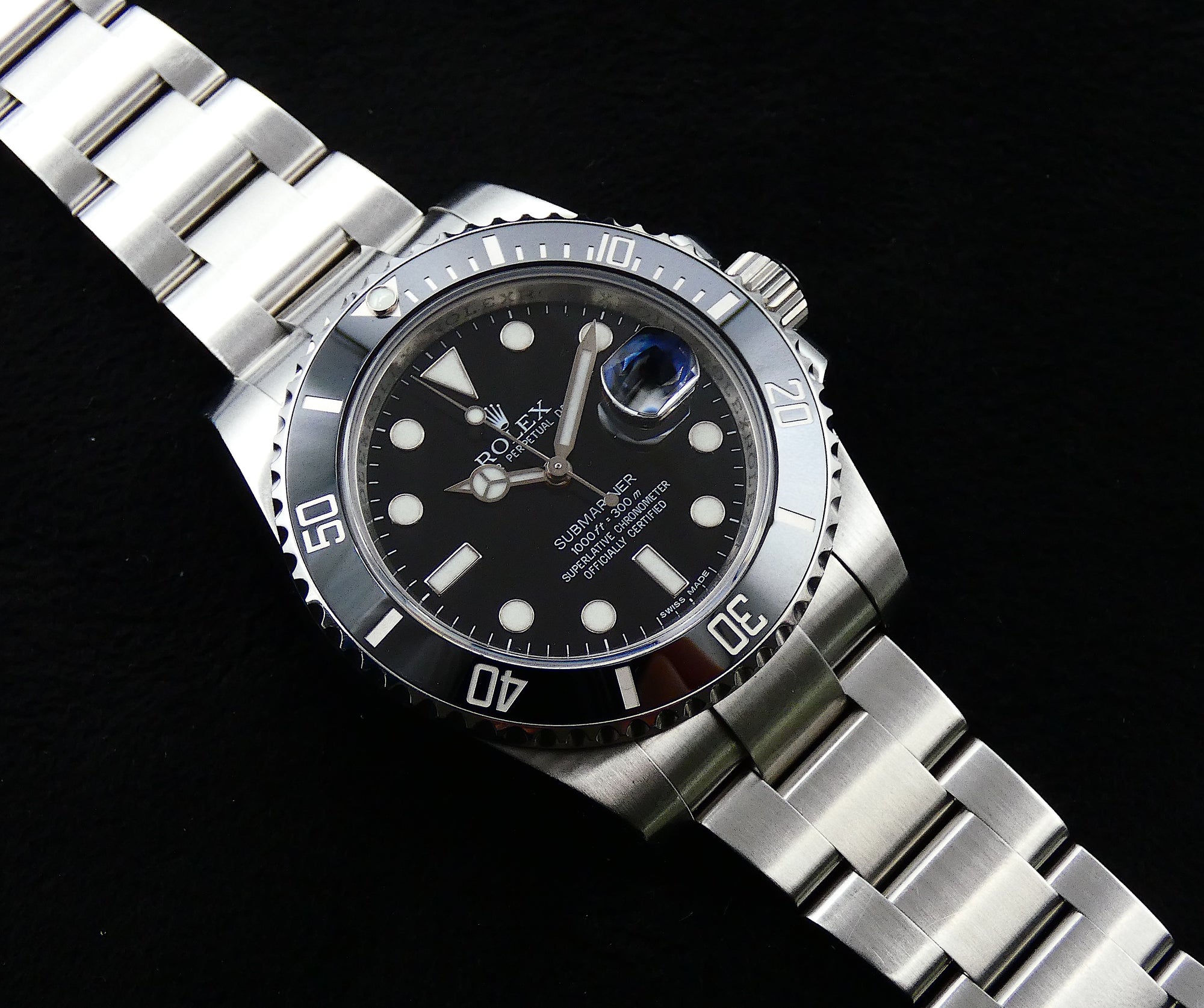 SOLD Rolex Submariner Date 116610LN unpolished / invoice / mint