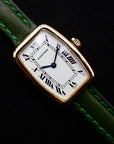 SOLD Cartier Tonneau Vintage Tonneau Tank Faberge Manuel Movement 18K