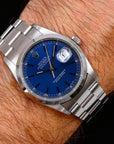 RES Rolex Datejust 36 1999 / minty 16200 blue