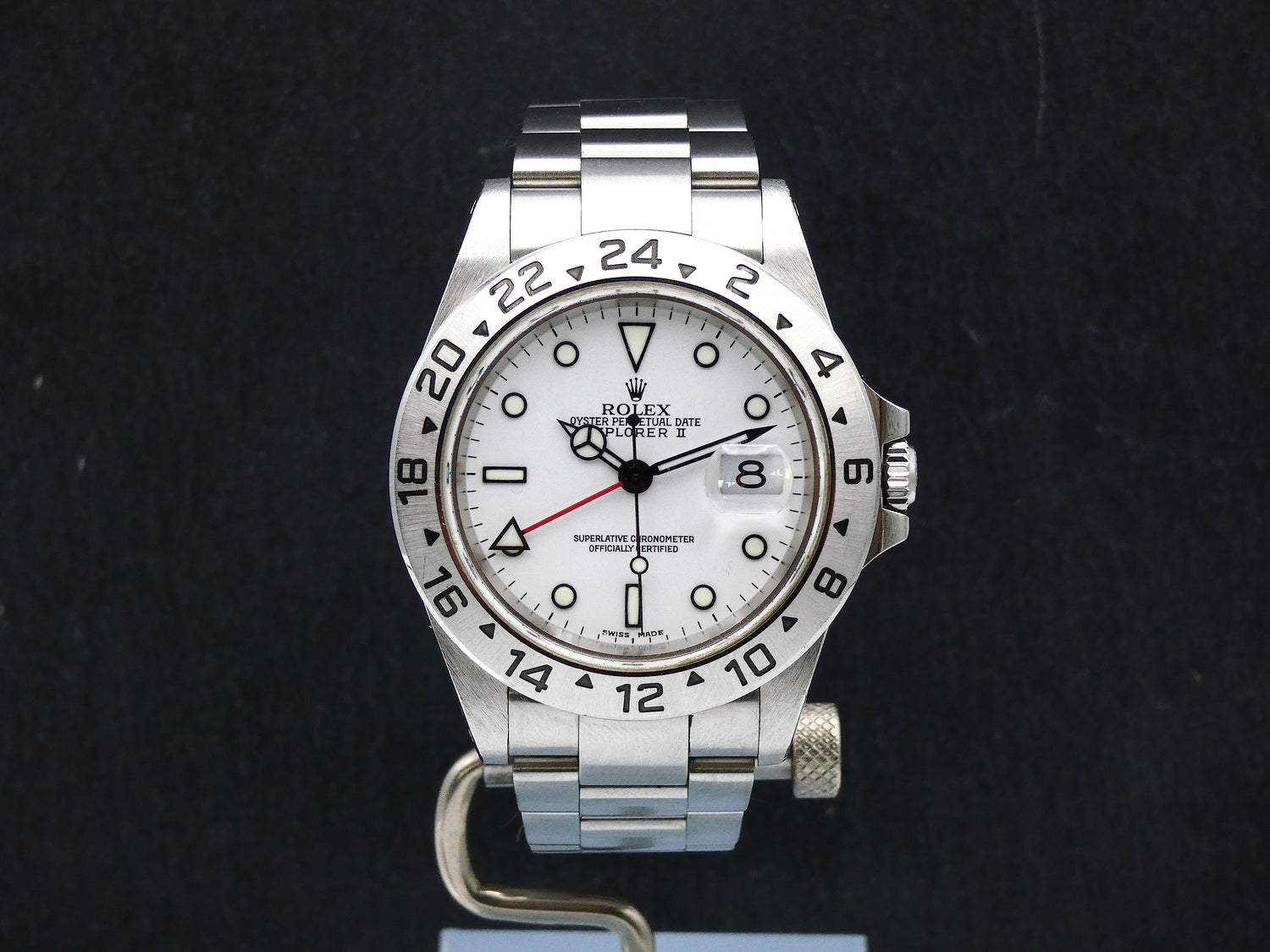 SOLD Rolex Explorer II 2002 with papers 16570