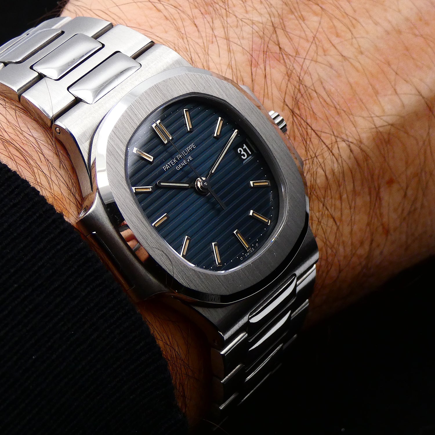 Patek Philippe Nautilus 3800 Minty / black date wheel / early series