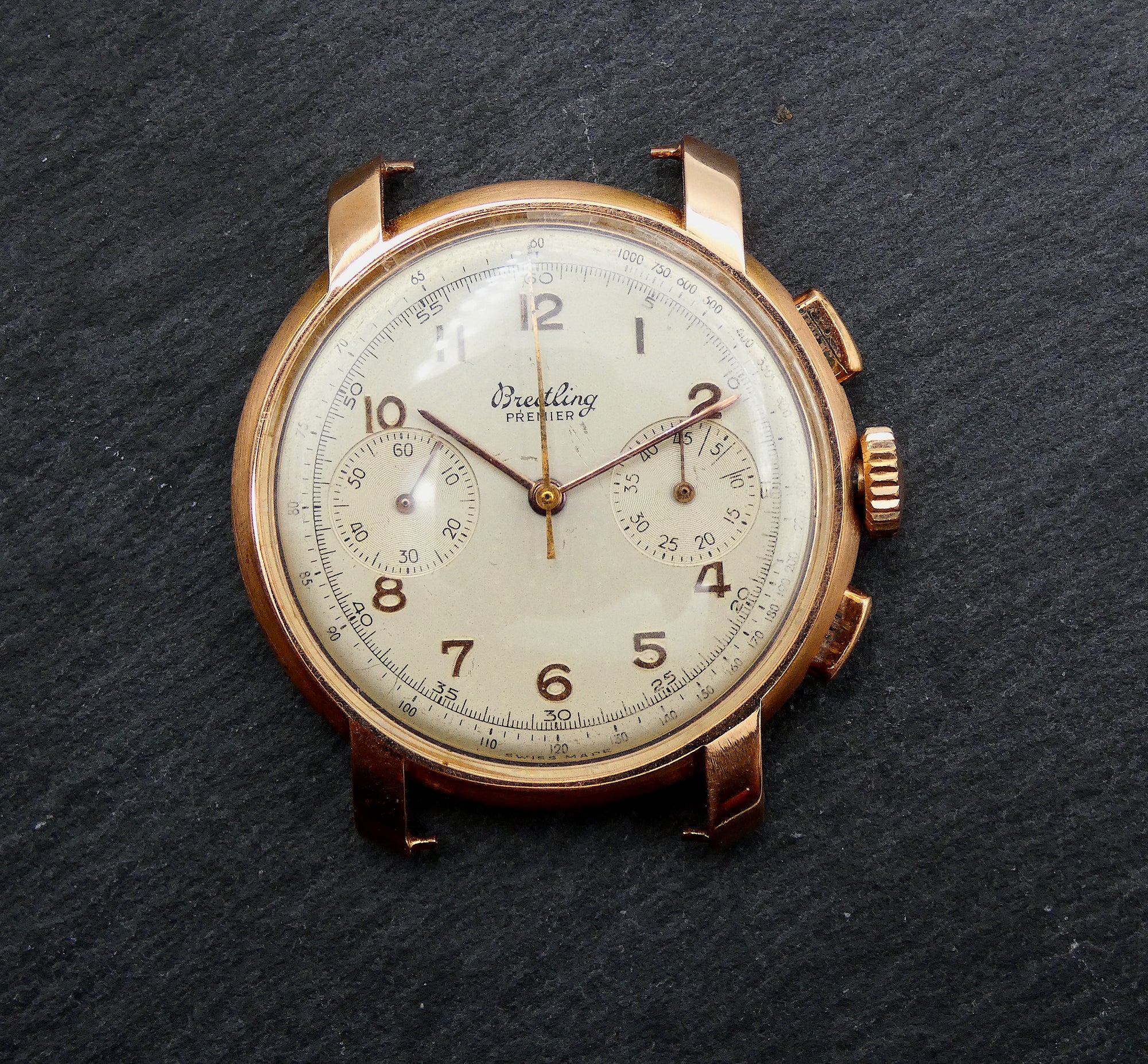 Breitling Super rare PREMIER Rose gold 1946 / Handwinder 1946