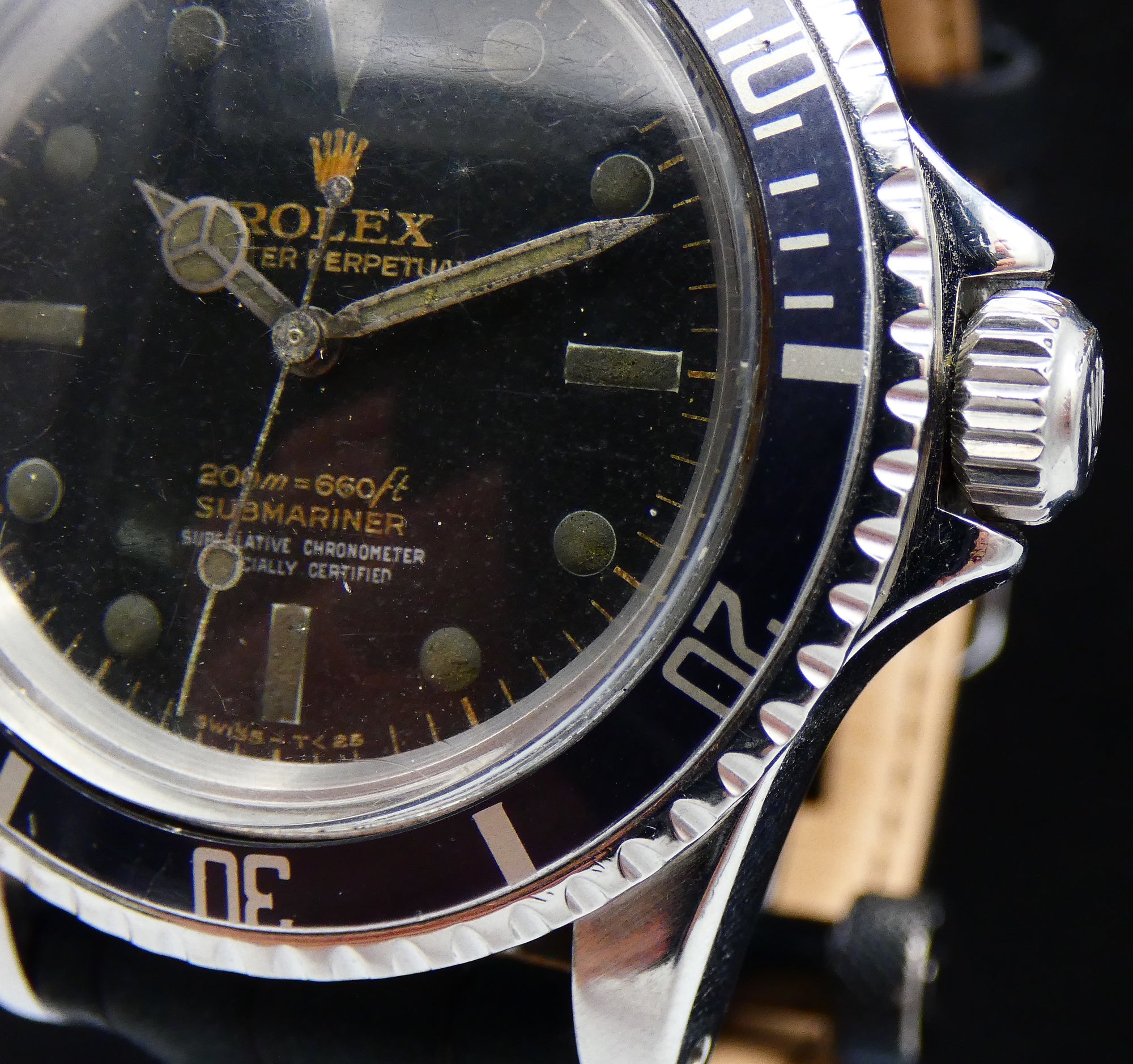 SOLD Rolex Submariner 5512 (No Date) Gilt / meters first 4 Lines / Bart Simpson / original