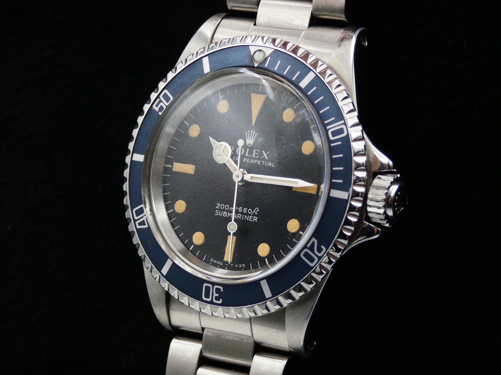 Rolex Submariner (No Date) Certified 5513 / Meters first / full set