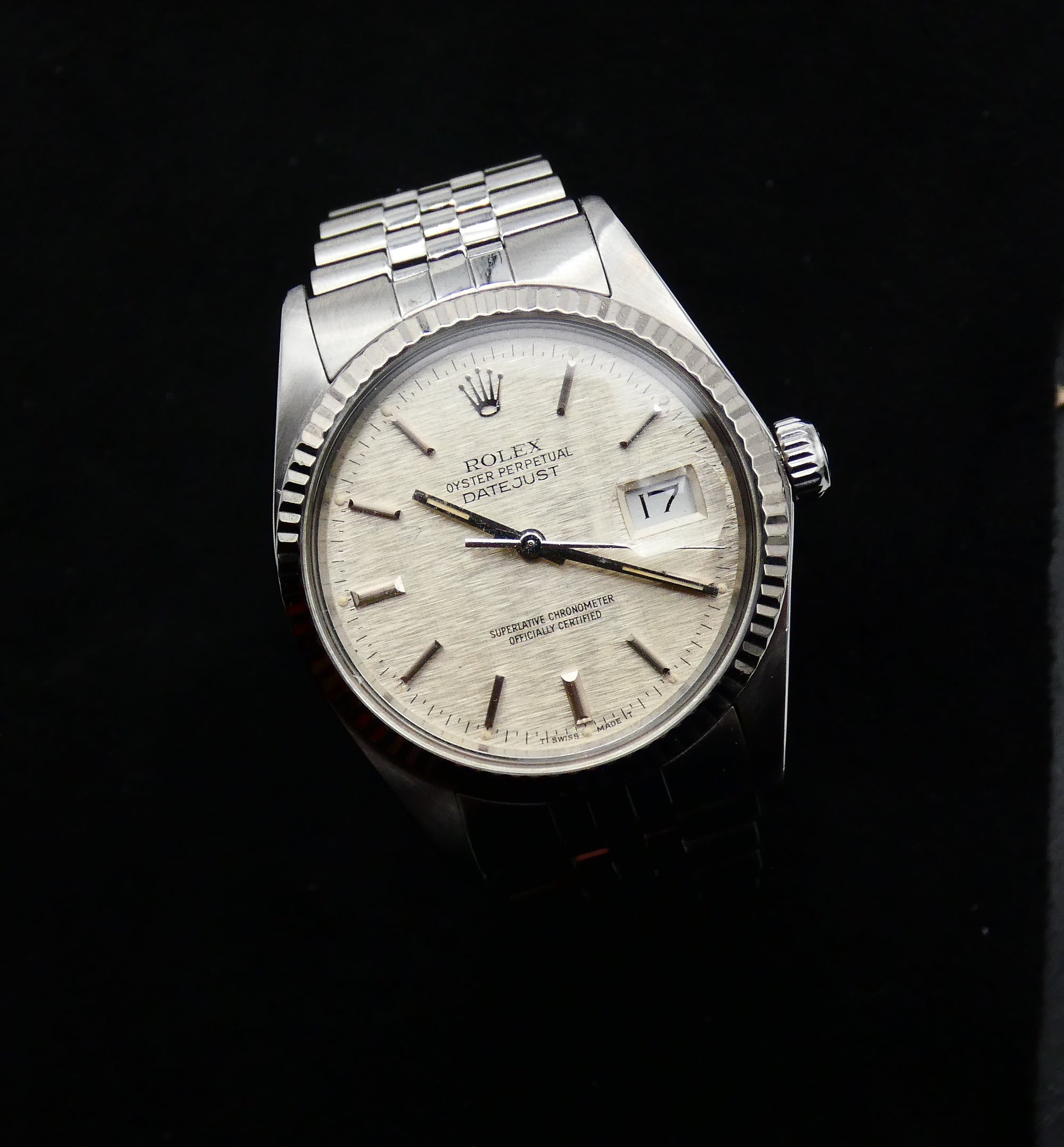 SOLD Rolex Datejust 36 Linen / 1986 16014