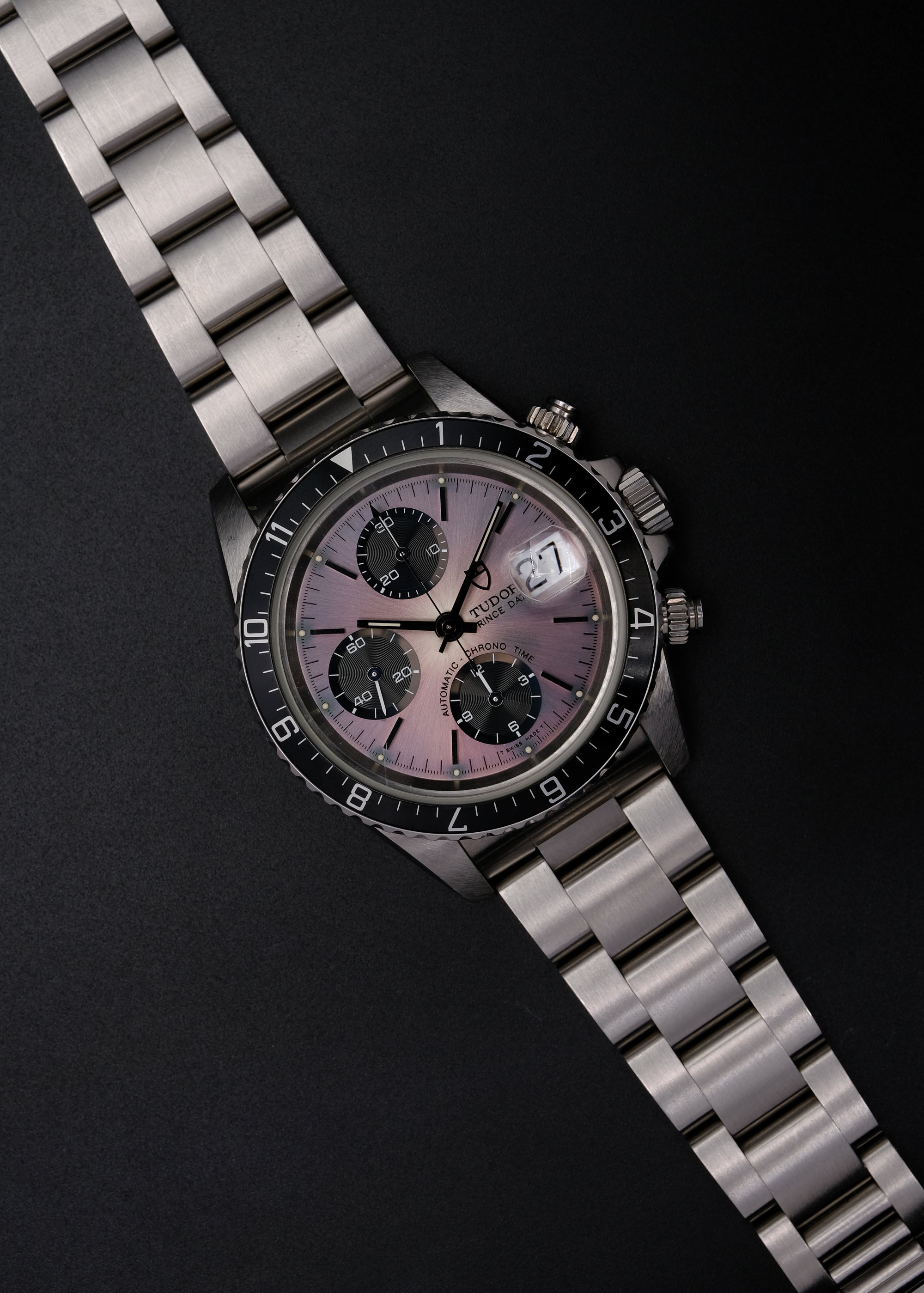 SOLD Tudor Prince Date / 1 of a kind / Aubergine Sunburst