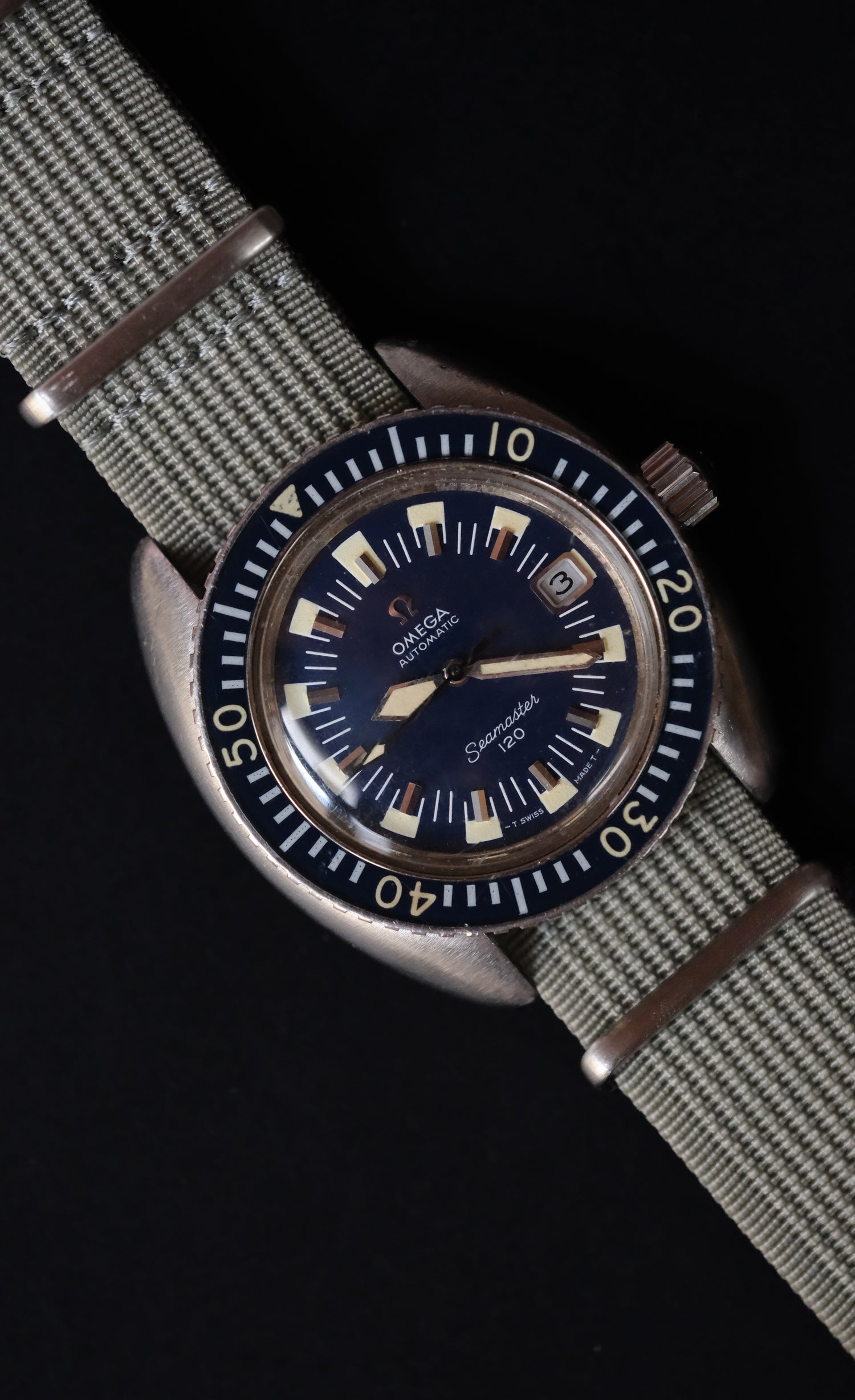 Omega Seamaster 120 / deep blue / amazing condition