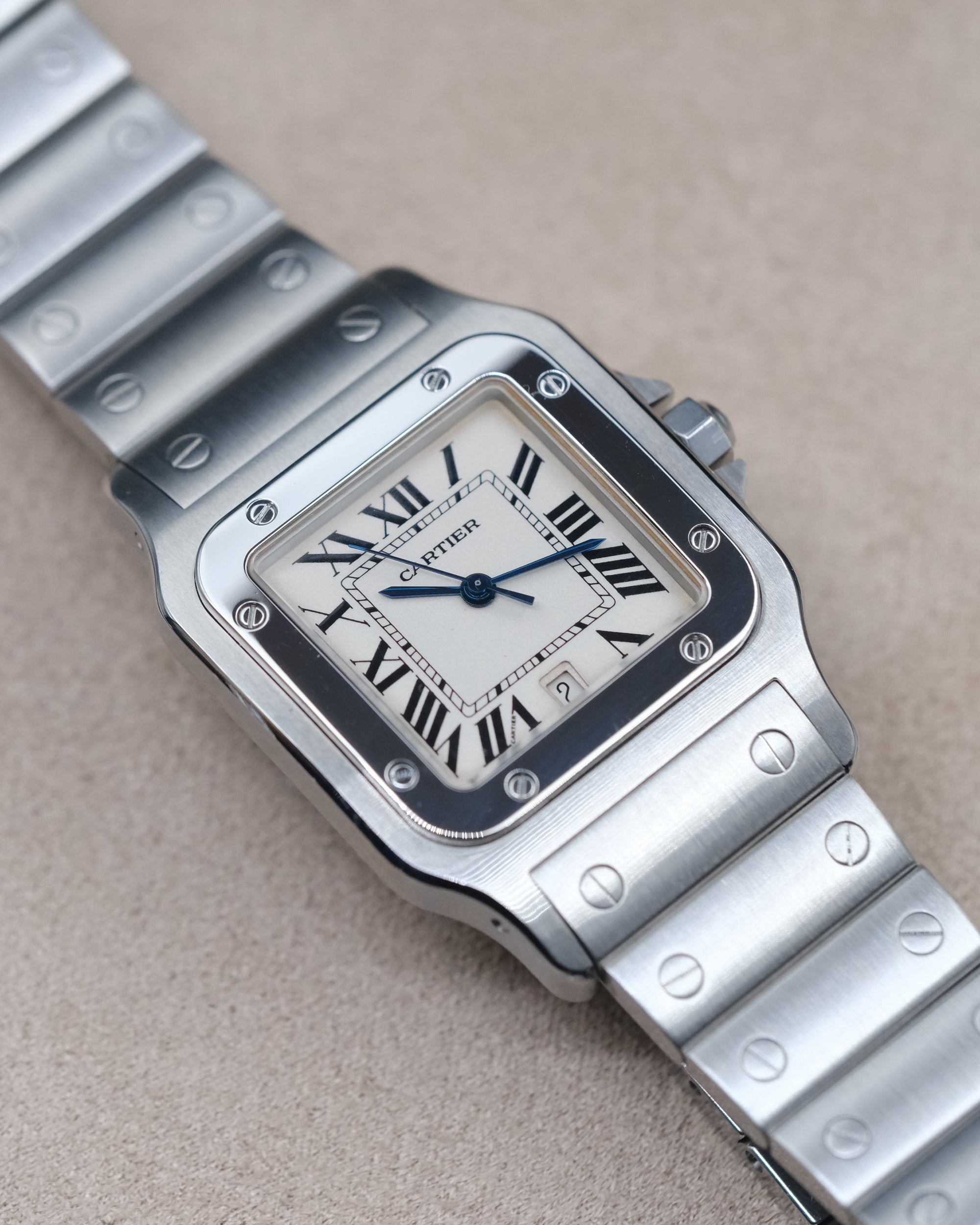 SOLD Cartier Santos Galbée 1564 full set / 2005