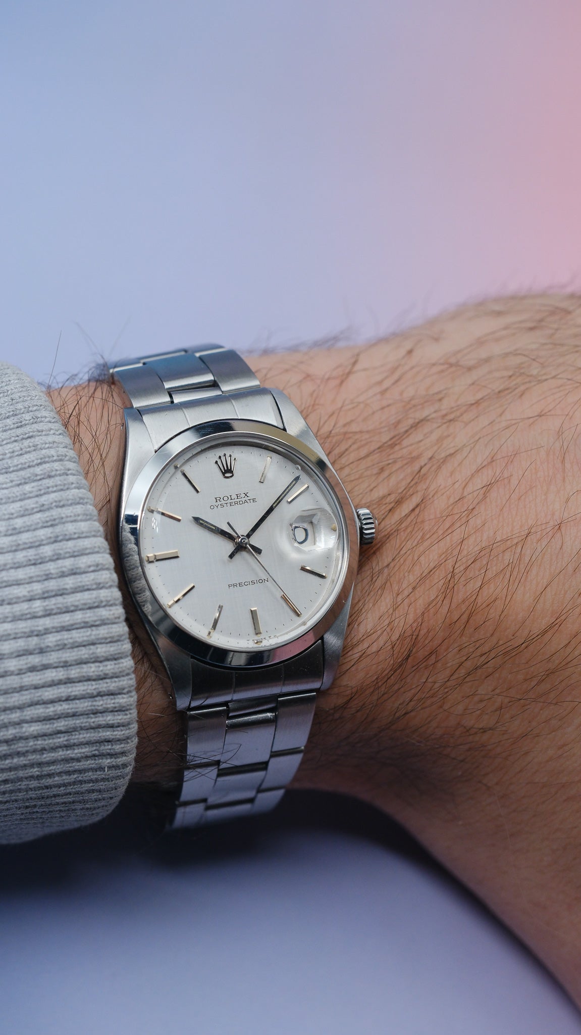 Rolex Oysterdate precision 6694 &quot;linen dial&quot;