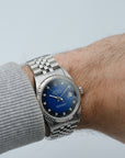 Rolex Datejust blue vignette Full Set 1990