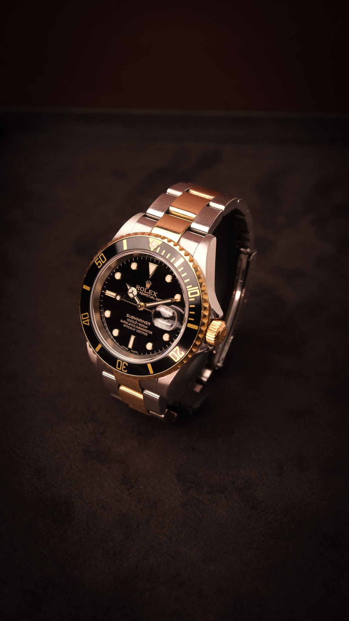 Rolex Submariner 16613LN No holes