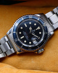 SOLD Rolex Submariner Date / Single Red / 1974 / blue faded bezel