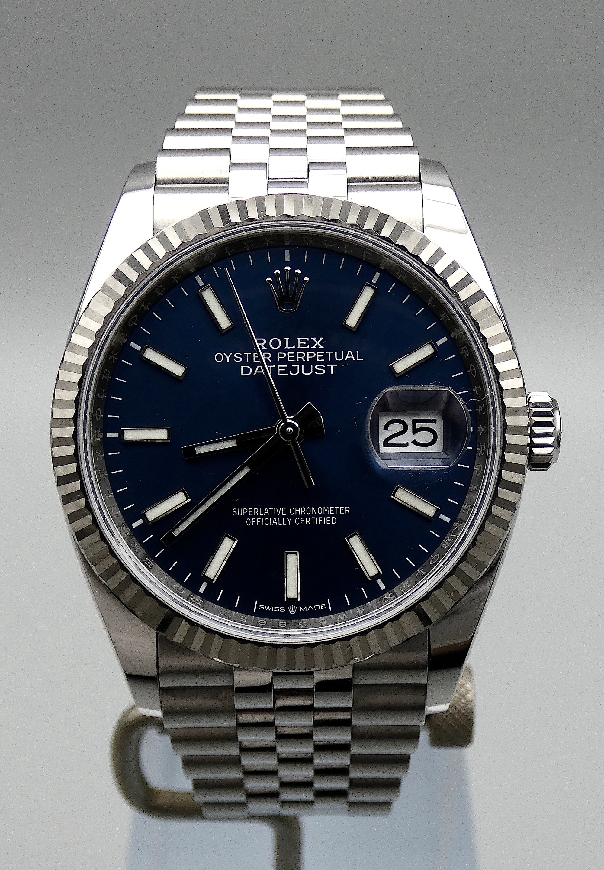 SOLD Rolex Datejust 36 Blue / Mint / 2020 new card