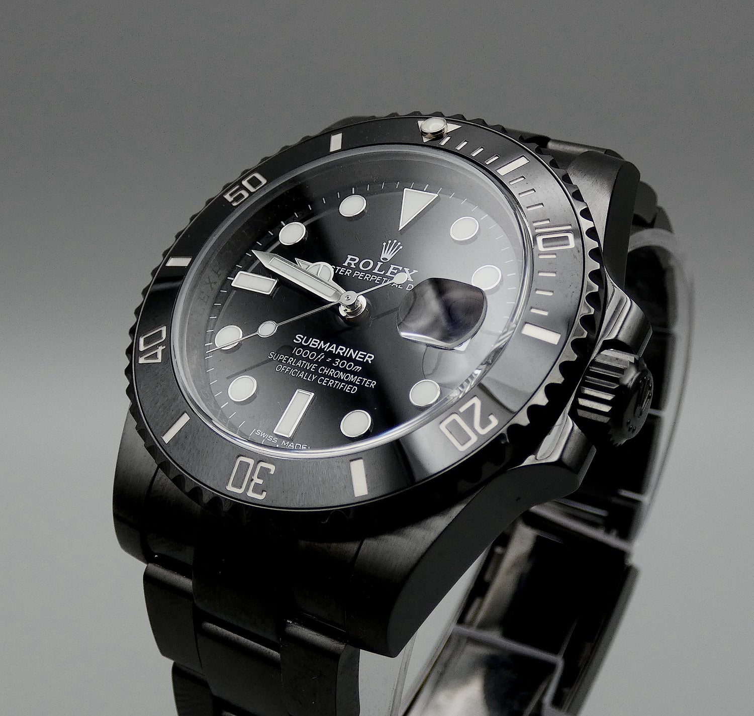 Submariner on sale all black