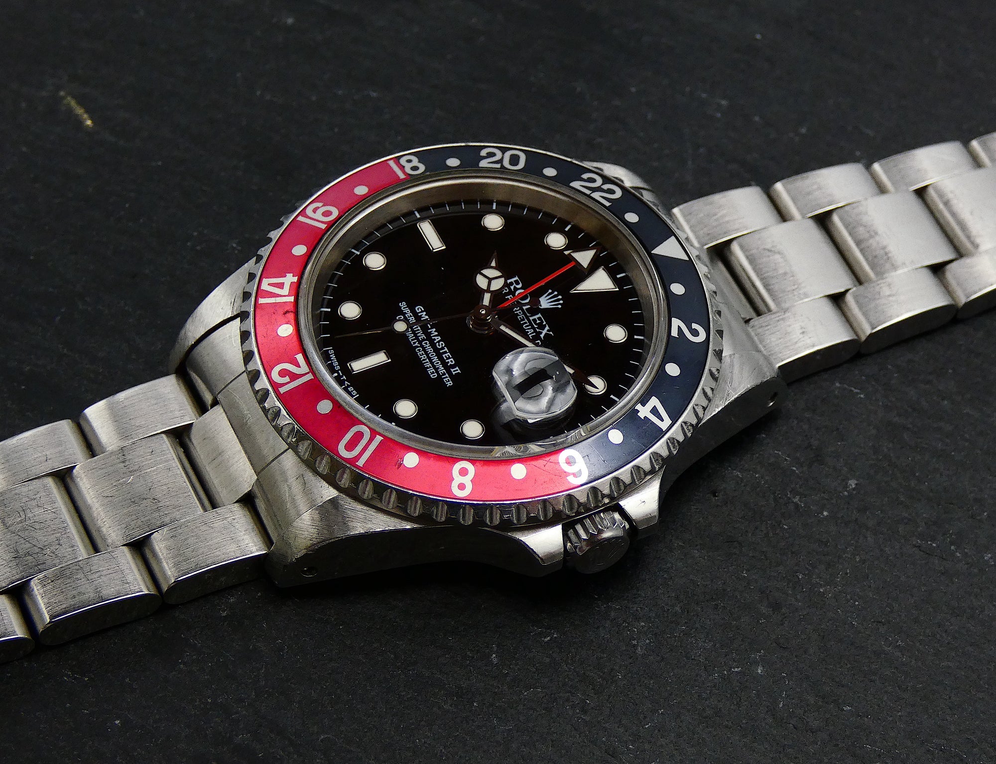 SOLD Rolex GMT-Master II / unpolished / 1997 / serviced