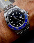 SOLD Rolex GMT-Master II "Batman" Papers + Tag