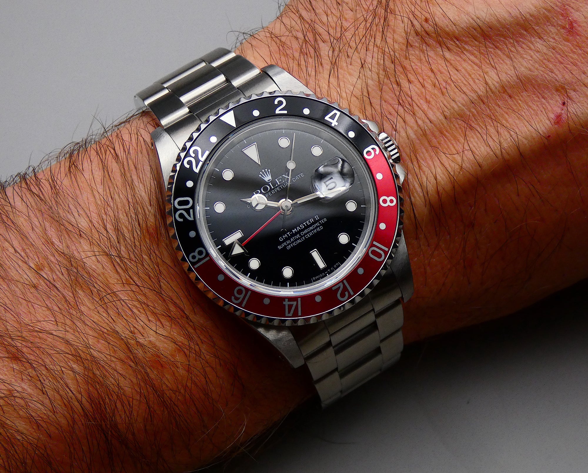 SOLD  Rolex GMT-Master II Coke / 1993 / Mint