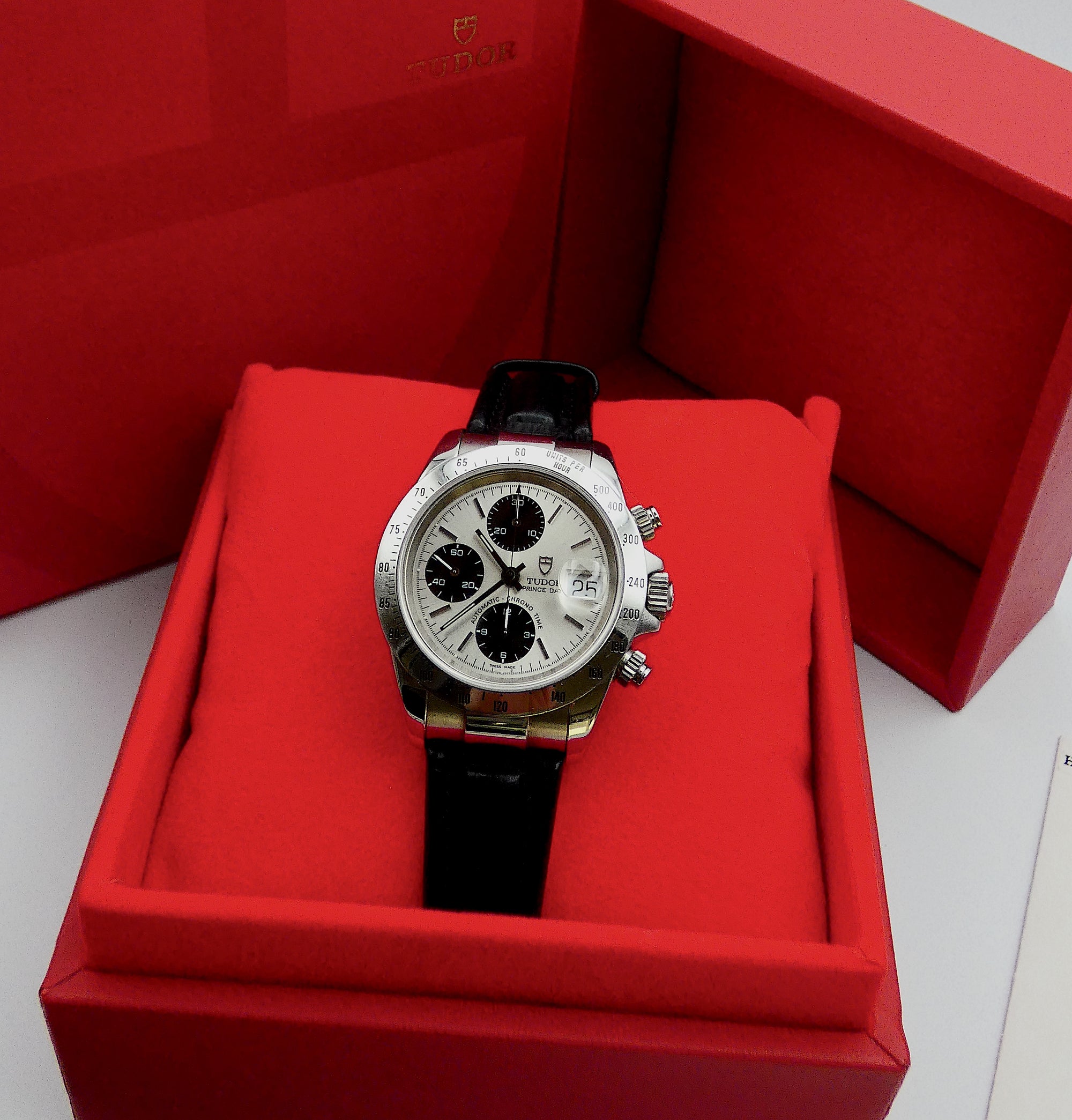 SOLD Tudor Rare Prince Date Panda / Daytona - full set / MINT