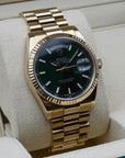 SOLD 118238 Rolex Day-Date "President" Money Green Full Set mint