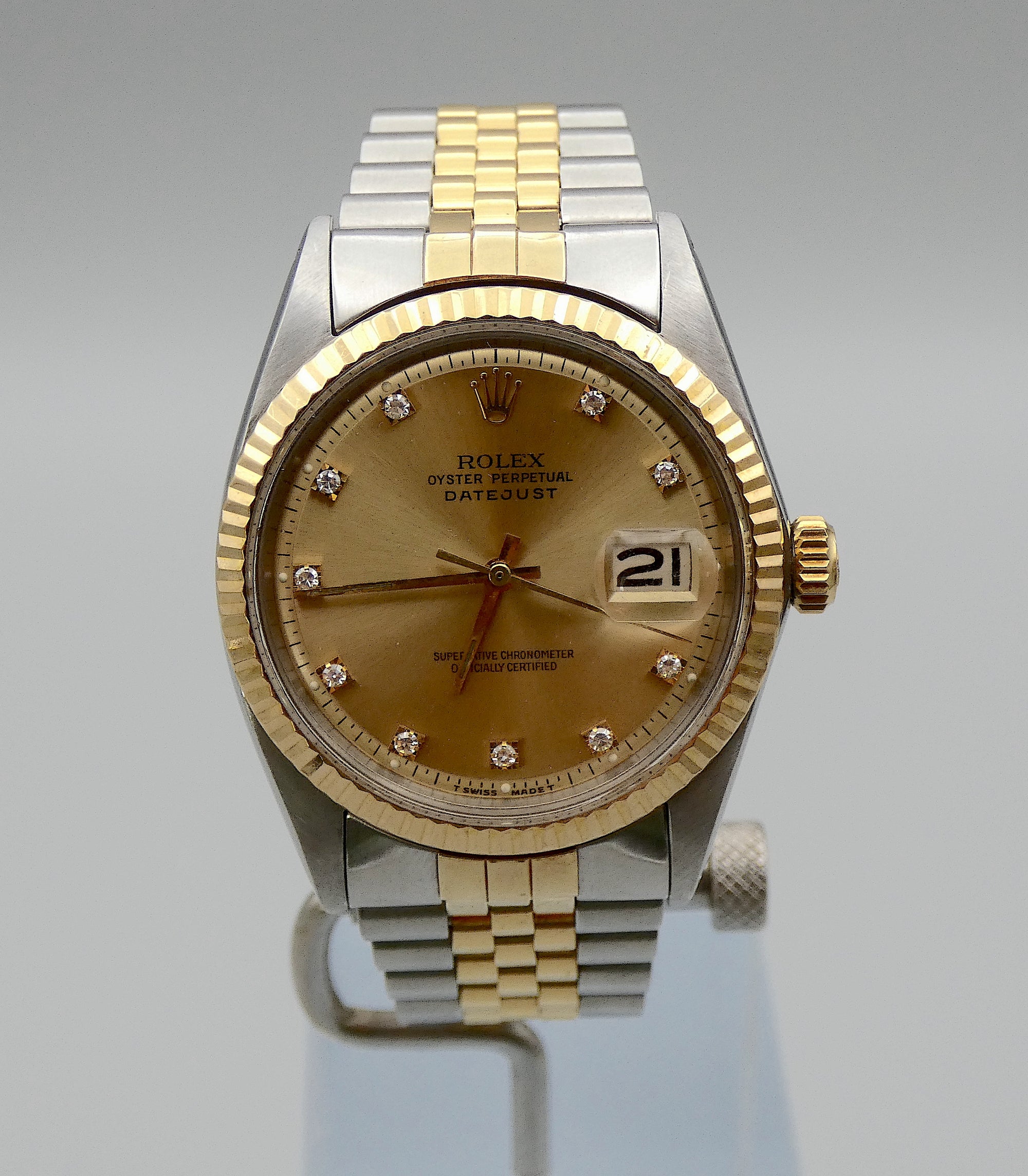 SOLD Datejust 36 / factory diamond dial / 1966