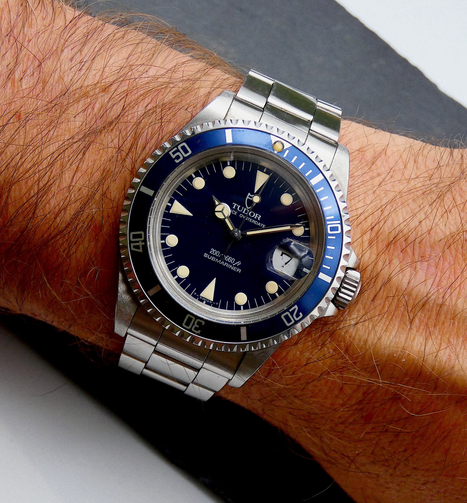 Tudor submariner blue sale