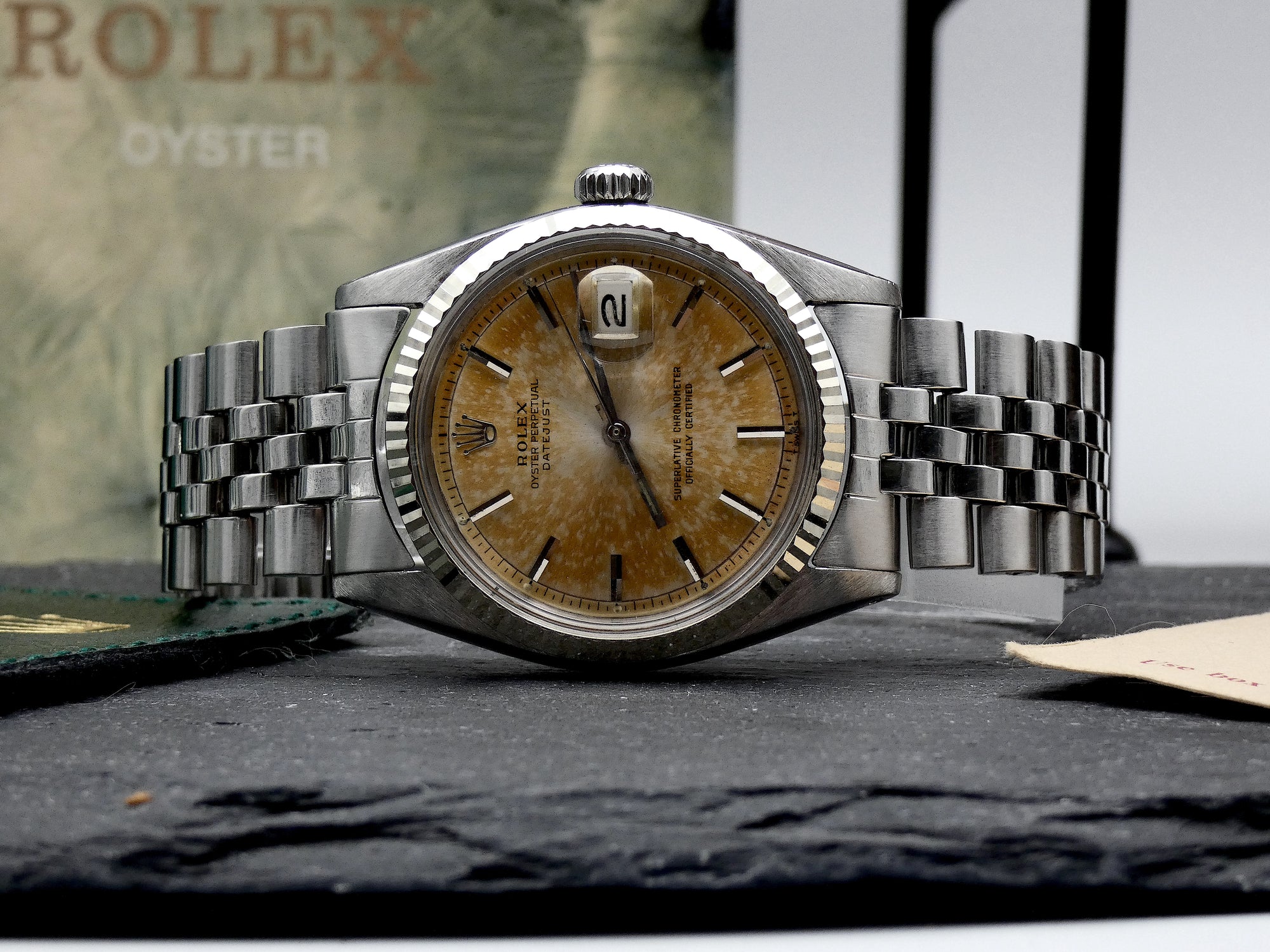 SOLD Cool Datejust 36 Splash Tropical 1966