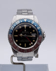 SOLD Rolex GMT-Master 1966 Glossy Gilt dial / hook 7 / and Rivet stretch bracelet