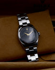 Reserverd Rare Oyster Perpetual / 1957 Full set / black crosshair dial