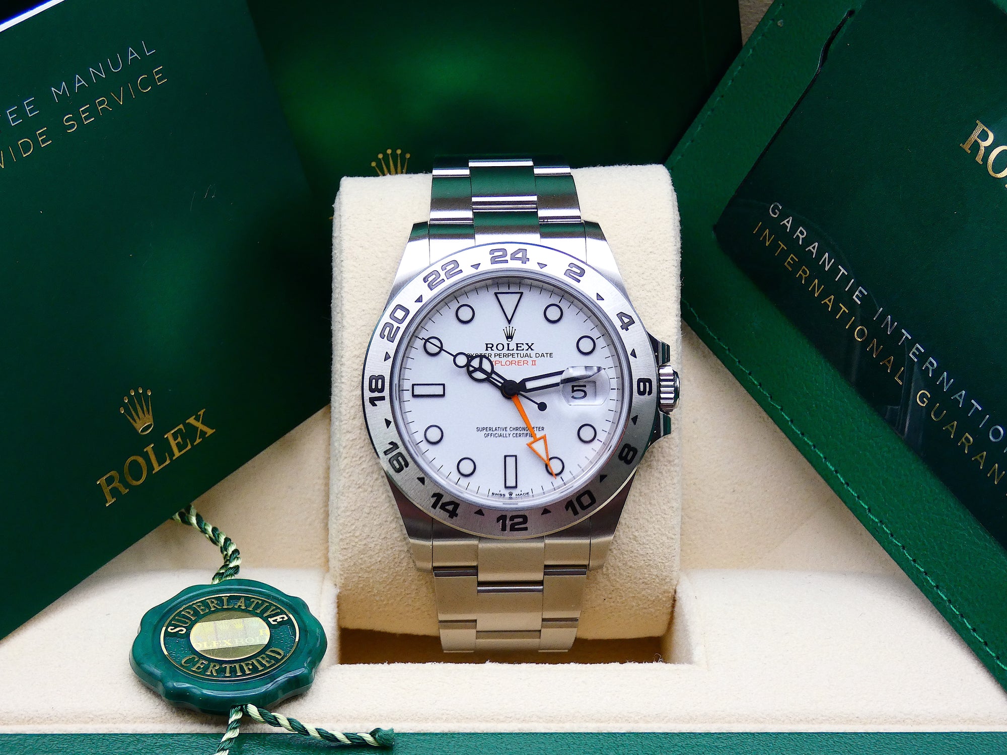 SOLD Rolex Explorer II / 2021 / 4 years warranty left