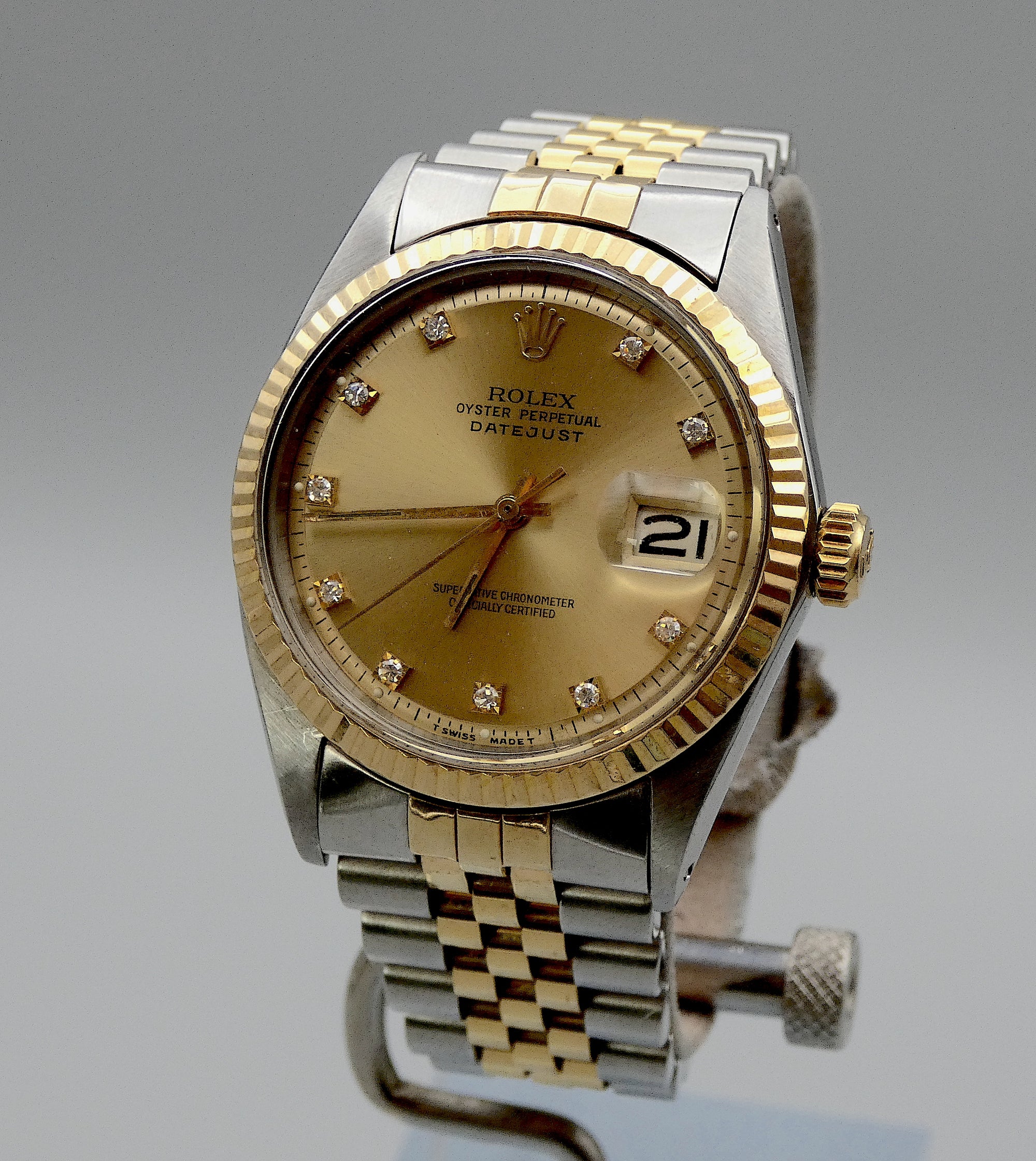 SOLD Datejust 36 / factory diamond dial / 1966