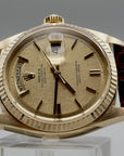 SOLD Day-Date 1969 MINT / Pie pan linnen gold dial / warranty