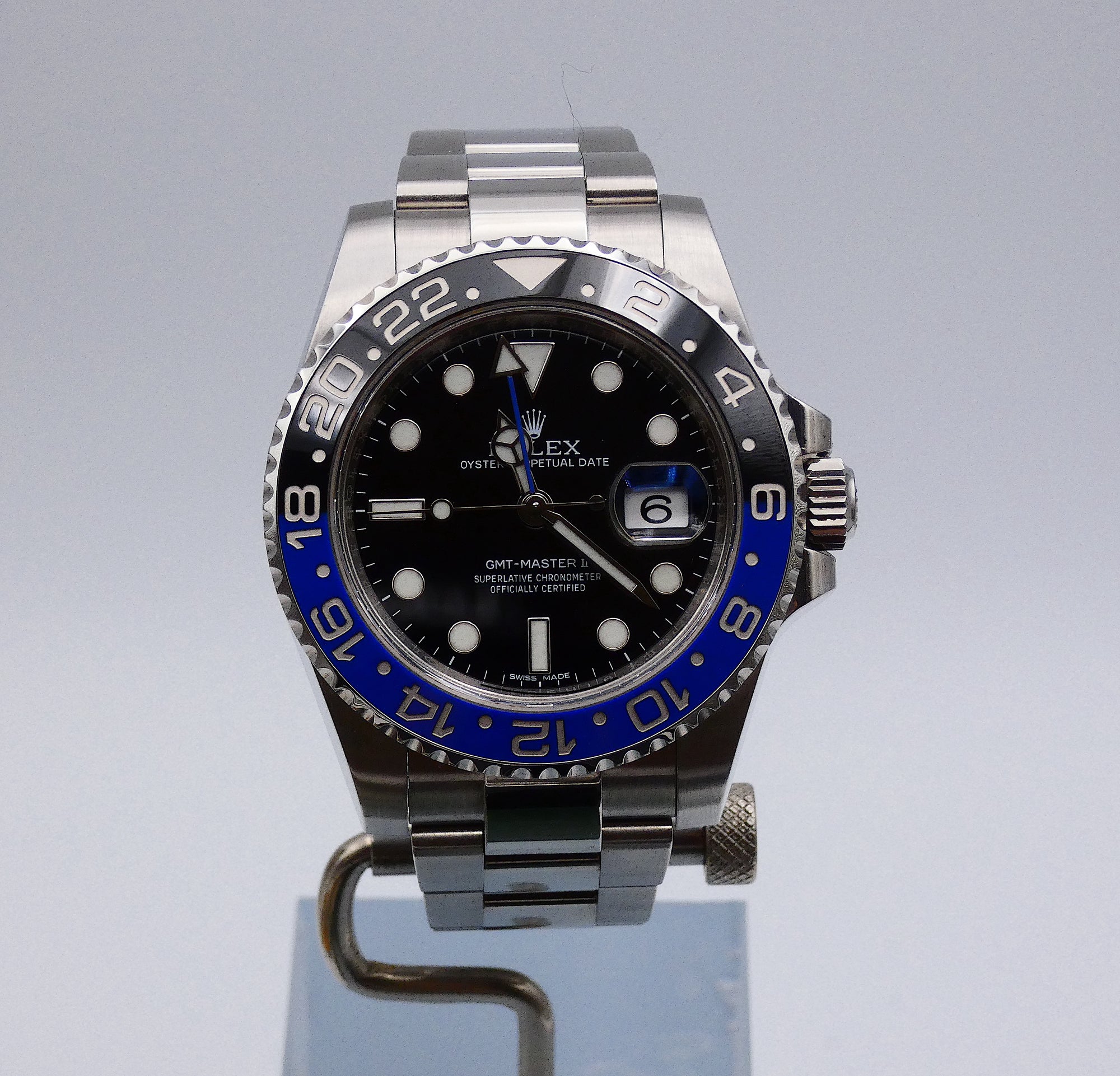 SOLD Rolex GMT-Master II &quot;Batman&quot; Papers + Tag