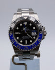 SOLD Rolex GMT-Master II "Batman" Papers + Tag