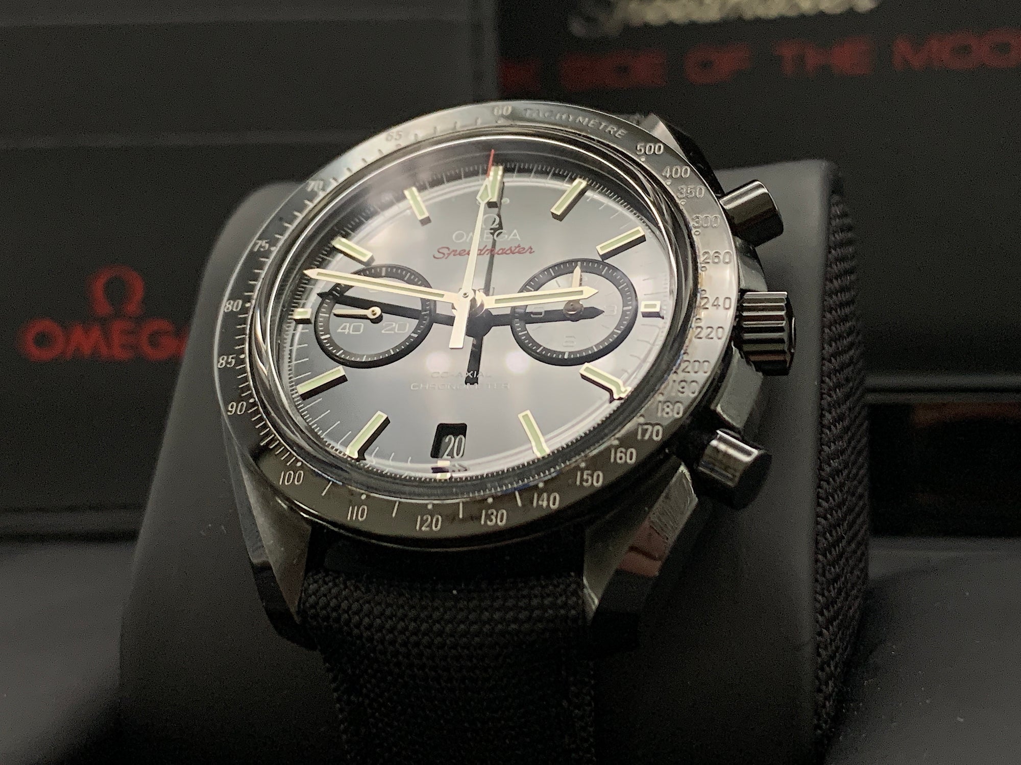 SOLD Omega Dark Side Of The Moon Speedmaster