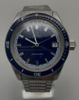 SOLD  Omega Seamaster 60 Big Crown Rare Blue bezel / Unpolished