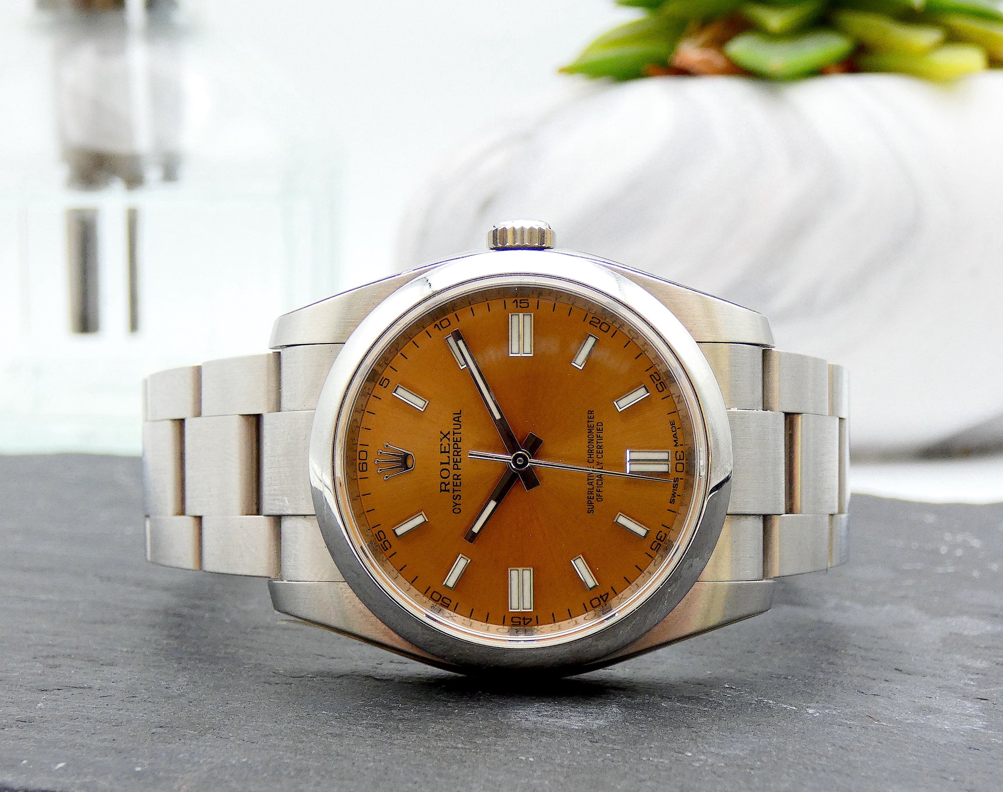 SOLD Rare Oyster Perpetual 36 / NOS / Orange